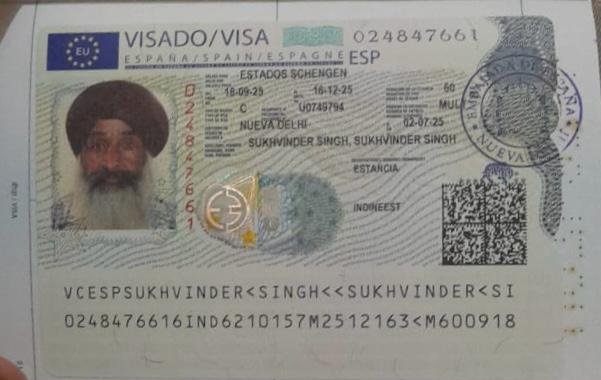 Approved Spain Schengen visa — The Visa Victory client