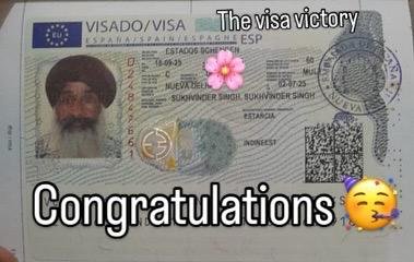 Approved Spain Schengen visa — The Visa Victory client